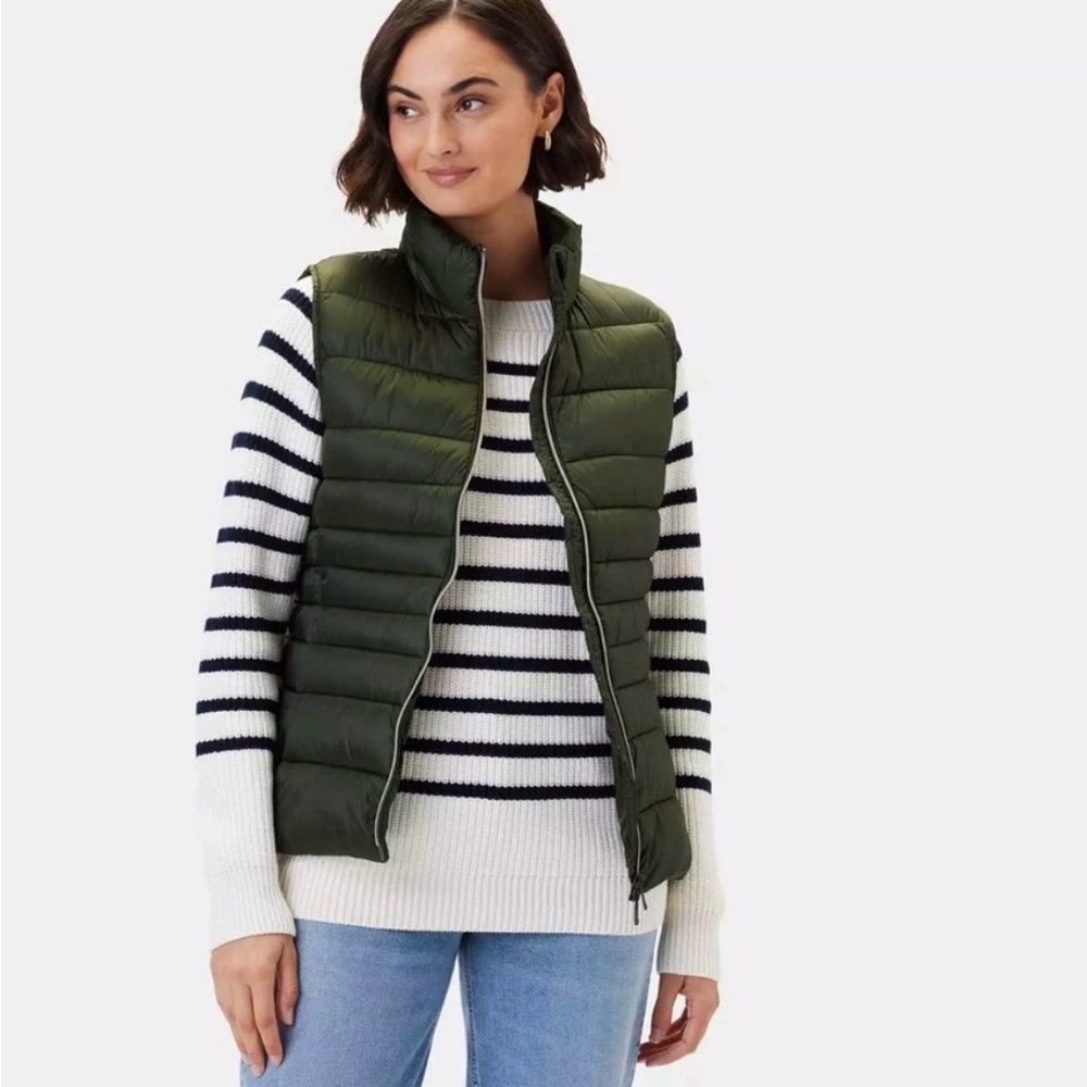 SAVE THE DUCK Green Puffer Vest 3 M/L